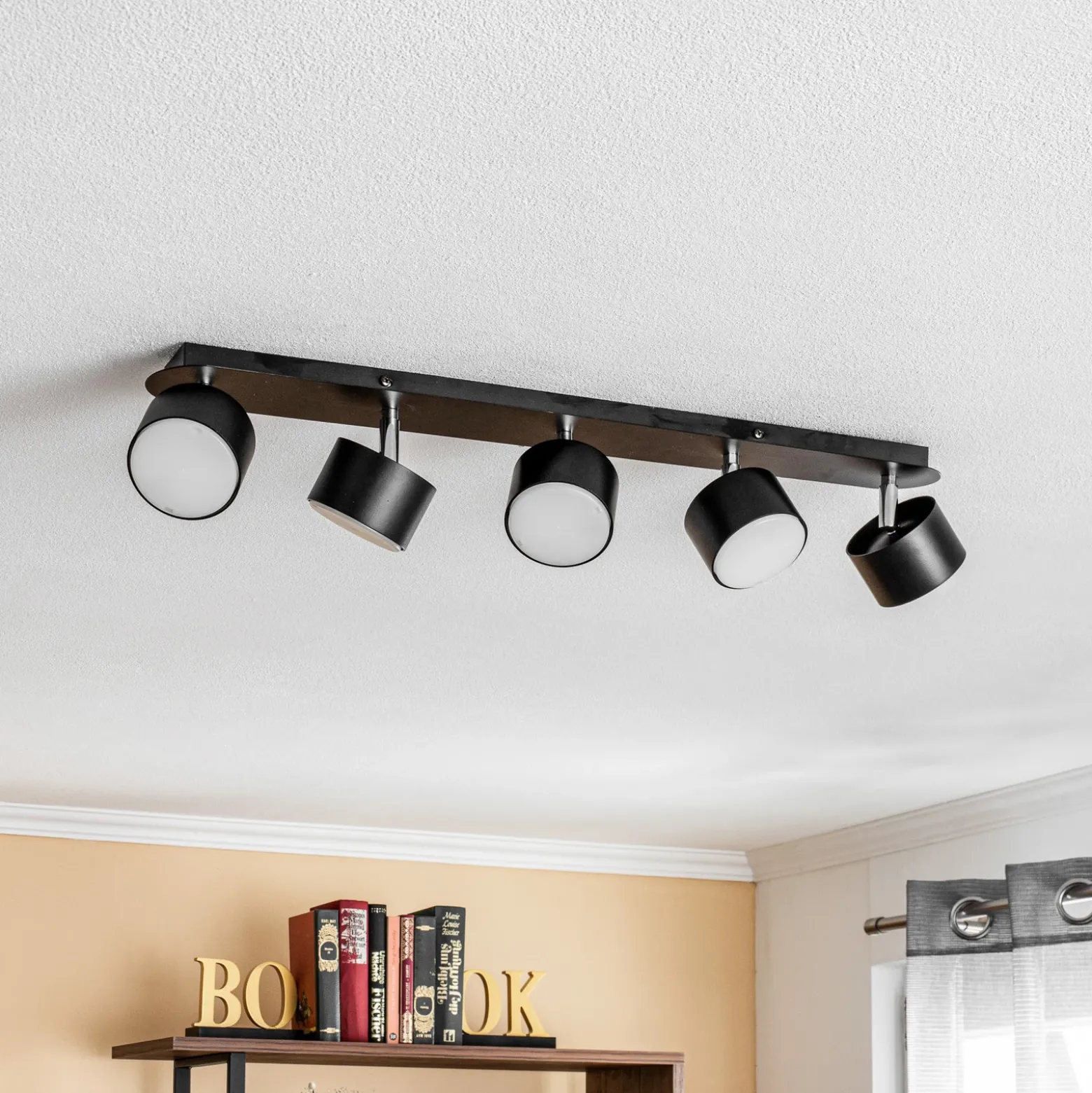 Downlight Cloudy 5 luces negro