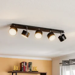 Downlight Cloudy 5 luces negro
