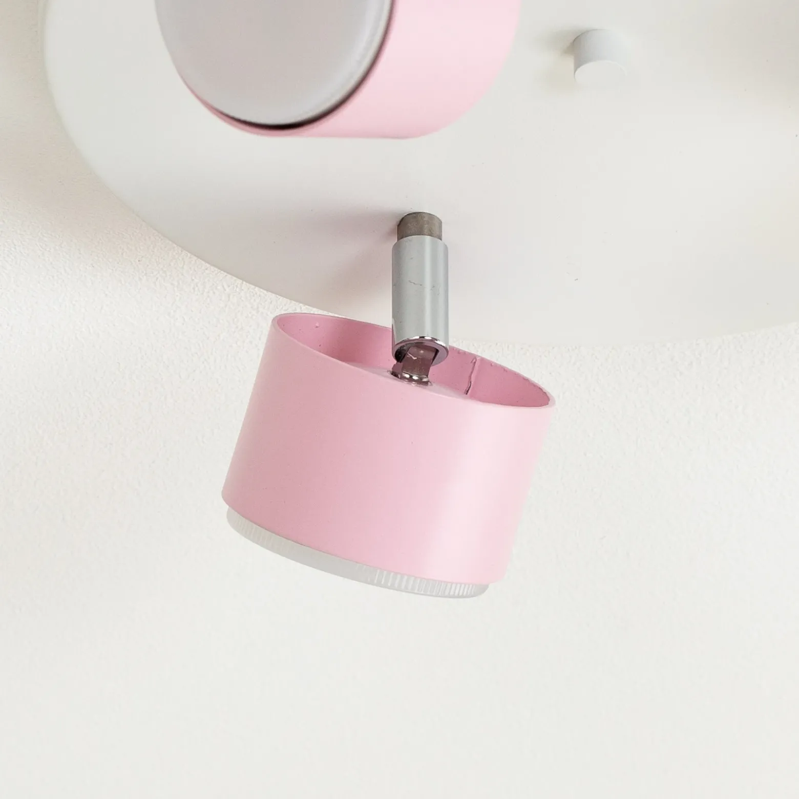 Downlight Cloudy 3 luces redondo rosa