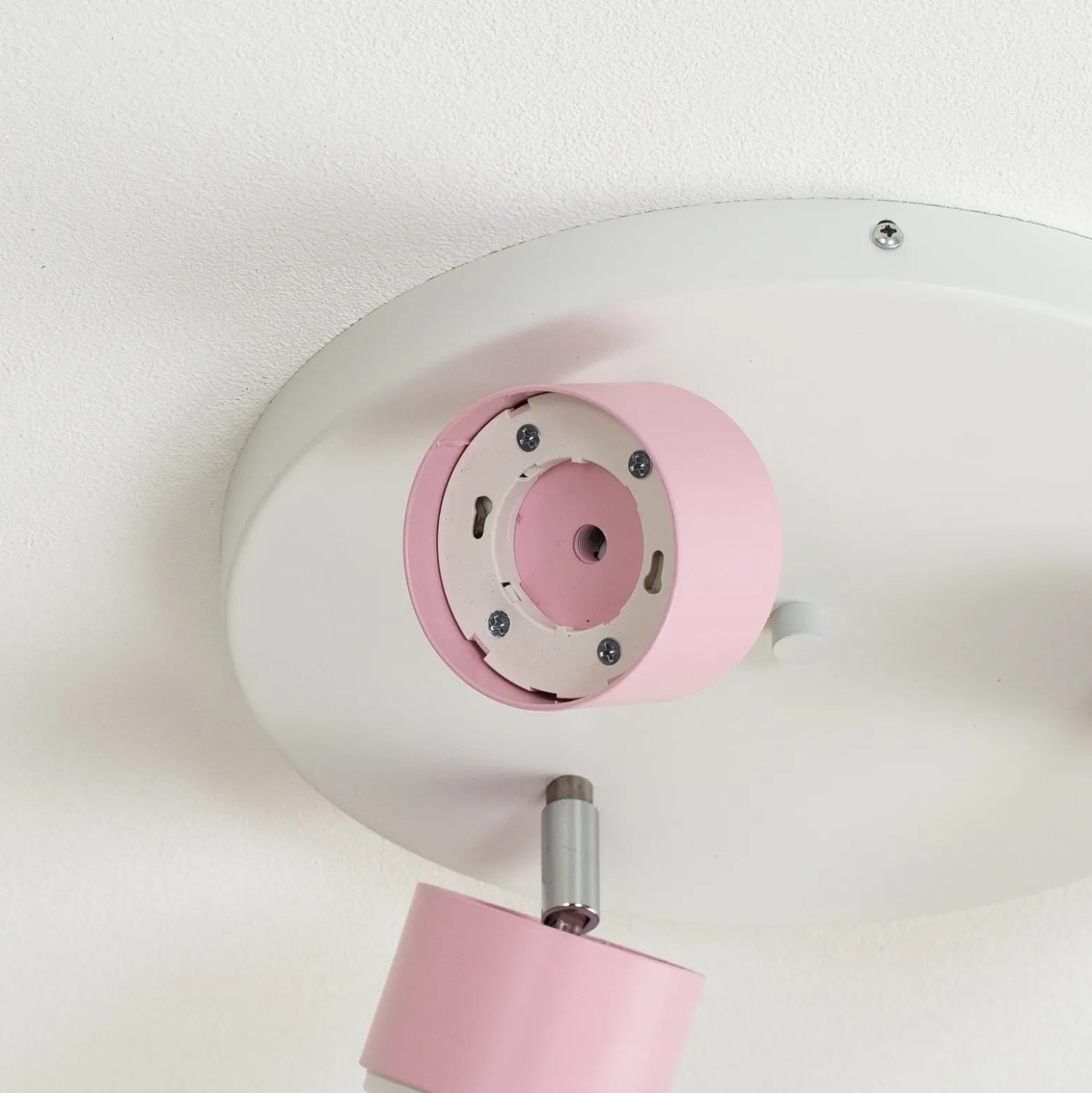 Downlight Cloudy 3 luces redondo rosa
