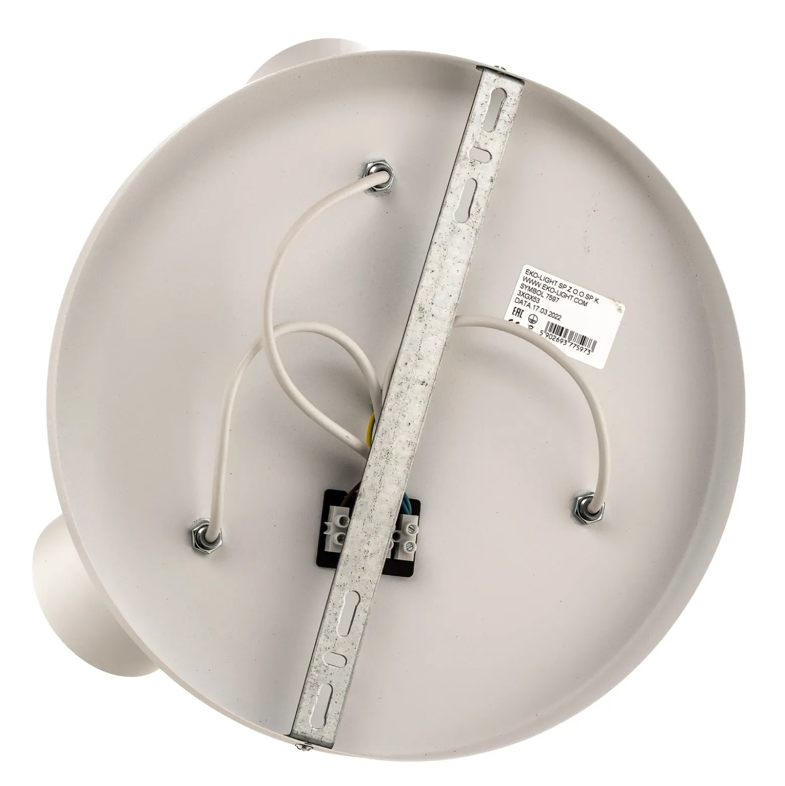 Downlight Cloudy 3 luces redondo blanco