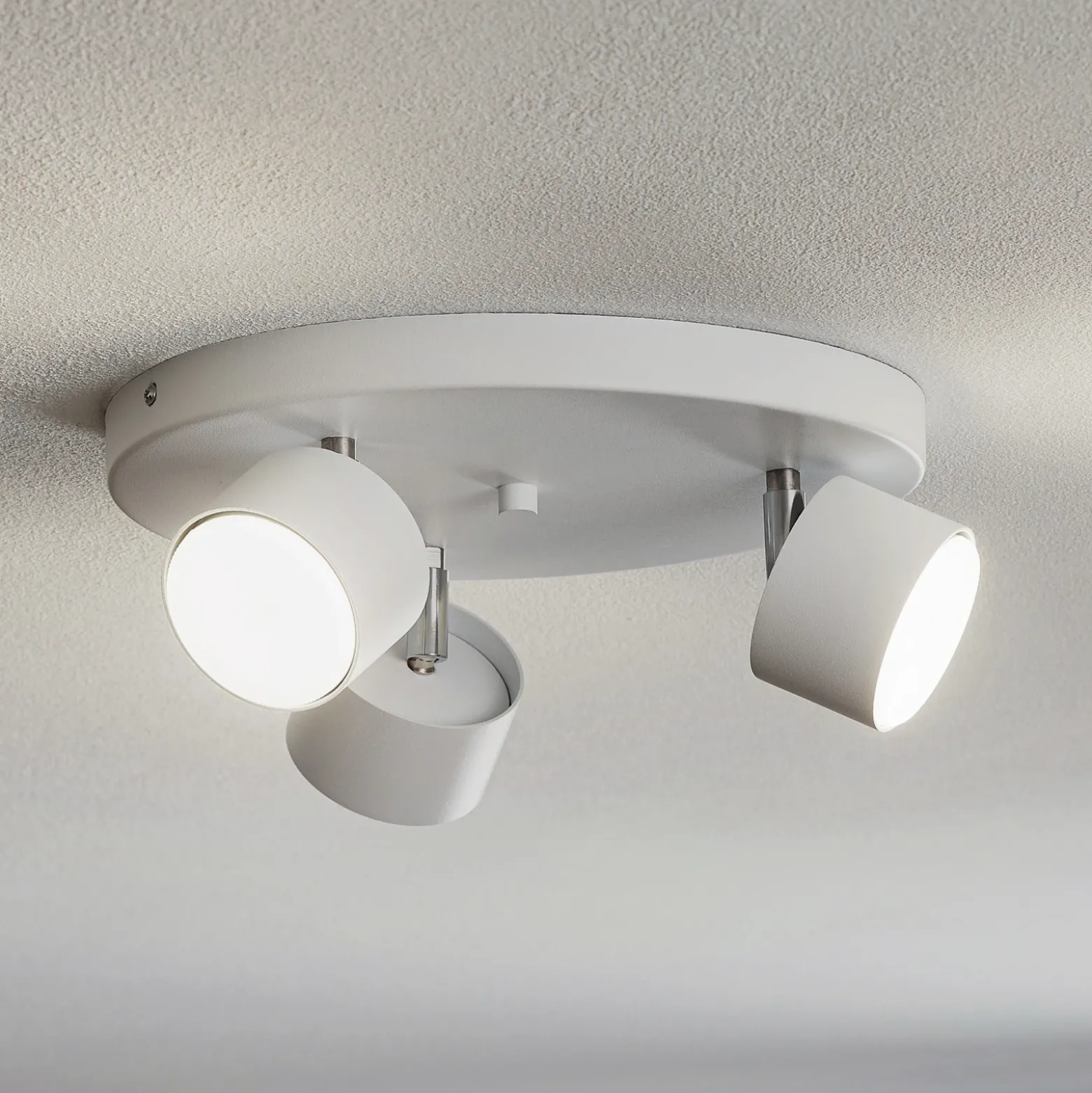 Downlight Cloudy 3 luces redondo blanco