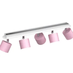 Downlight Cloudy 5 luces rosa