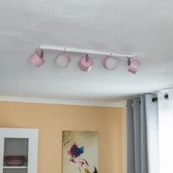 Downlight Cloudy 5 luces rosa