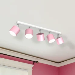 Downlight Cloudy 5 luces rosa