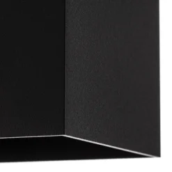 Downlight Cobble en forma angular, negro