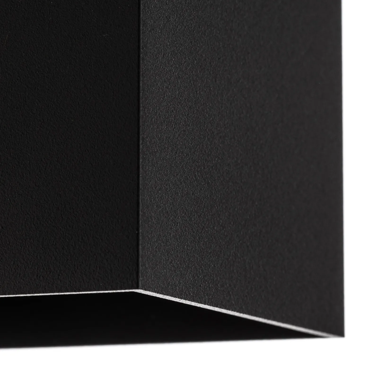 Downlight Cobble en forma angular, negro