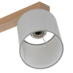 Downlight Corralee, gris, 2 luces