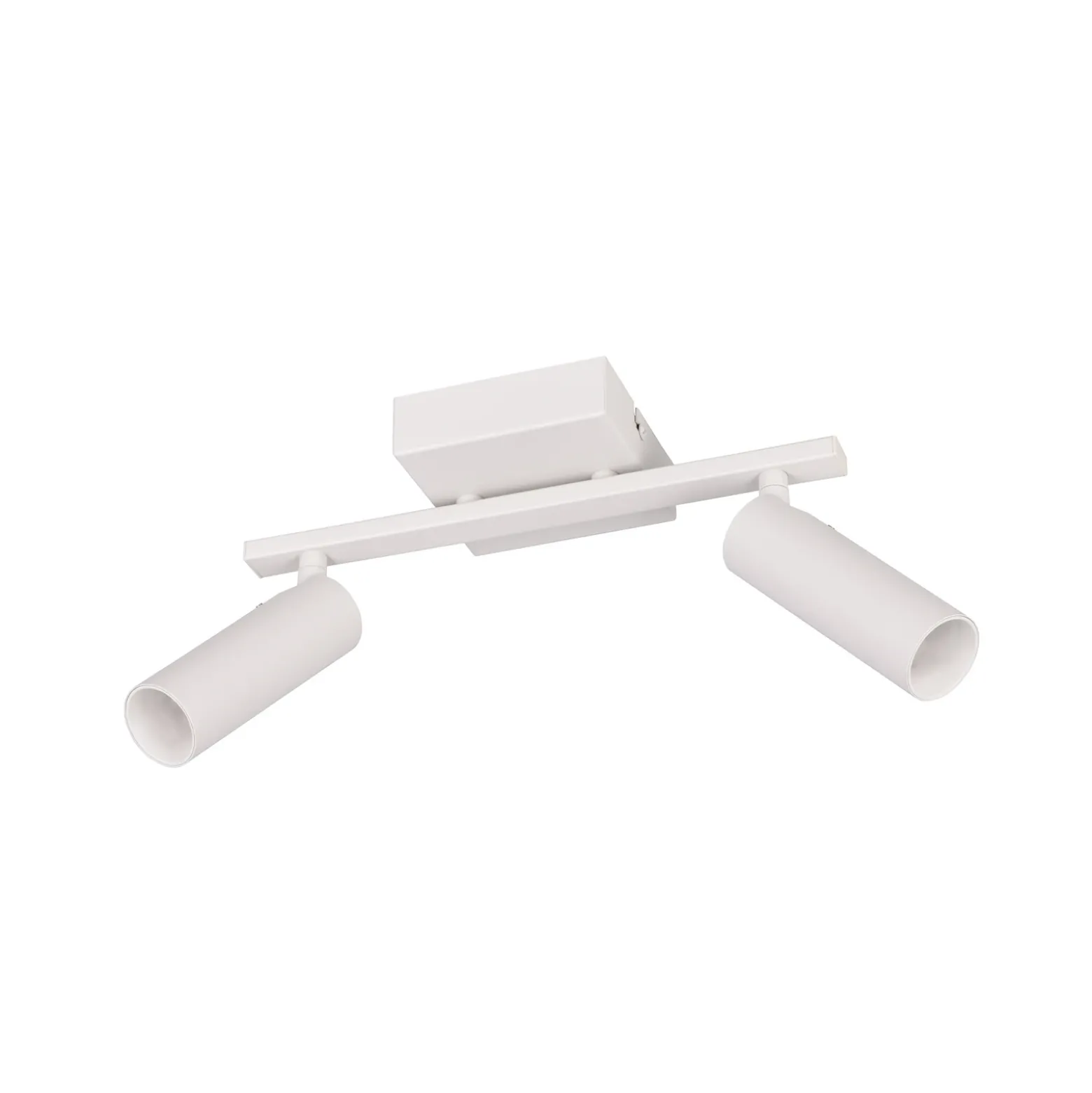Downlight Dara, longitud 28 cm, gris, metal, 2 luces.