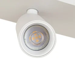 Downlight de techo Arcchio Brinja Slim, blanco, 3 luces, GU10 MR11