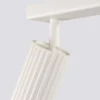 Downlight de techo de carbono, beige, longitud 81 cm, aluminio, 4 luces.