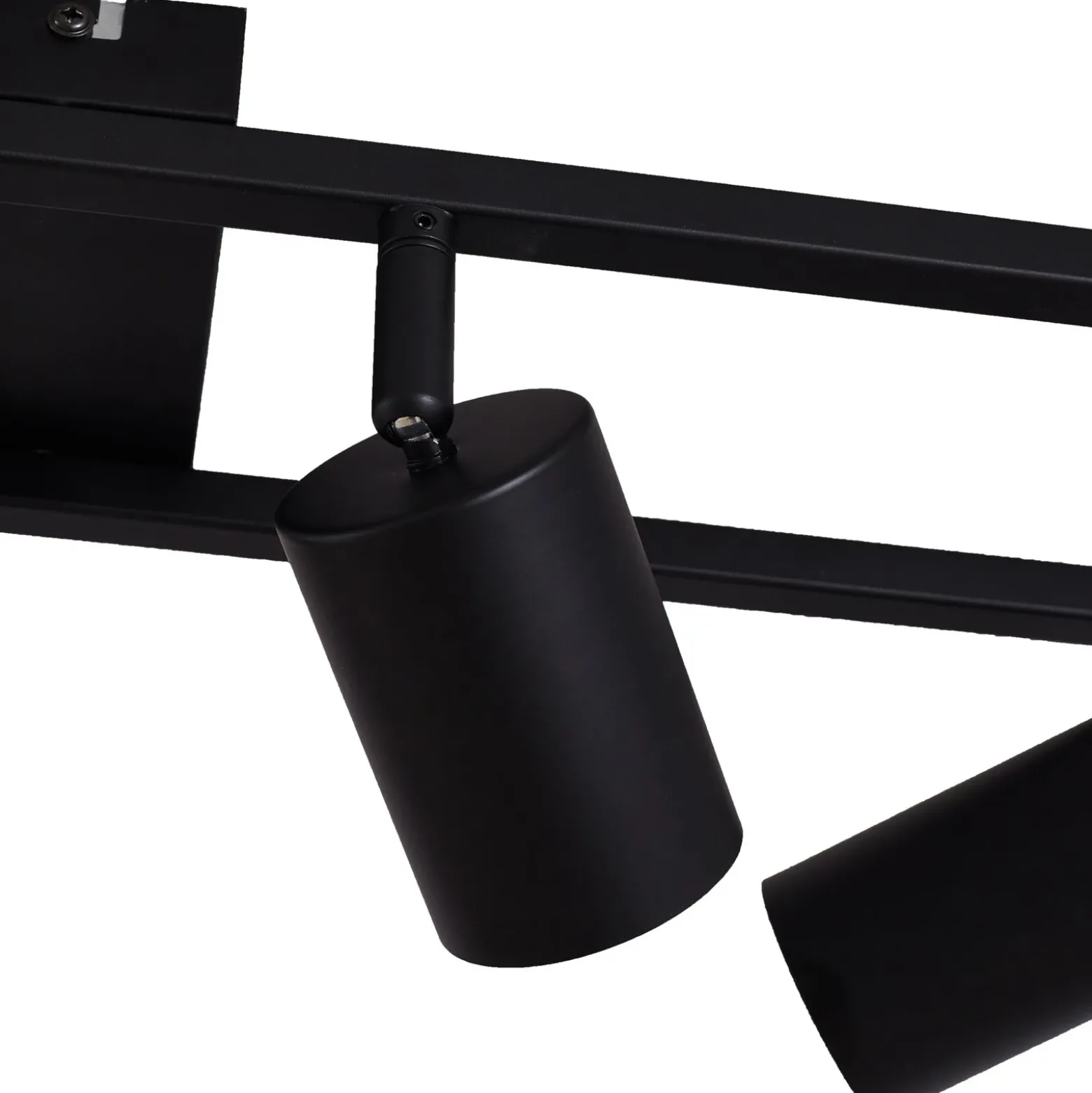 Downlight de techo Lindby Bravius, negro, 6 luces, hierro