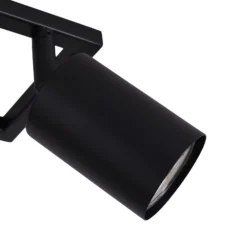 Downlight de techo Lindby Bravius, negro, 6 luces, hierro