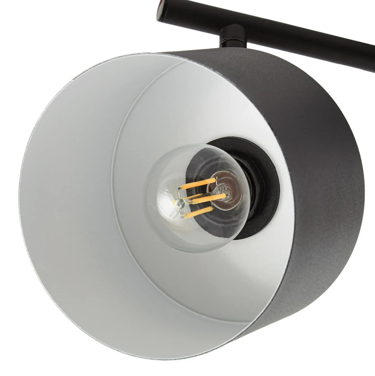 Downlight de techo Lindby Lenja, 2 luces, negro, E14, metal
