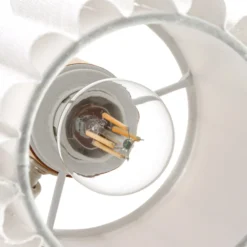 Downlight de techo Lindby Shiloh, 5 luces, natural/beige, madera