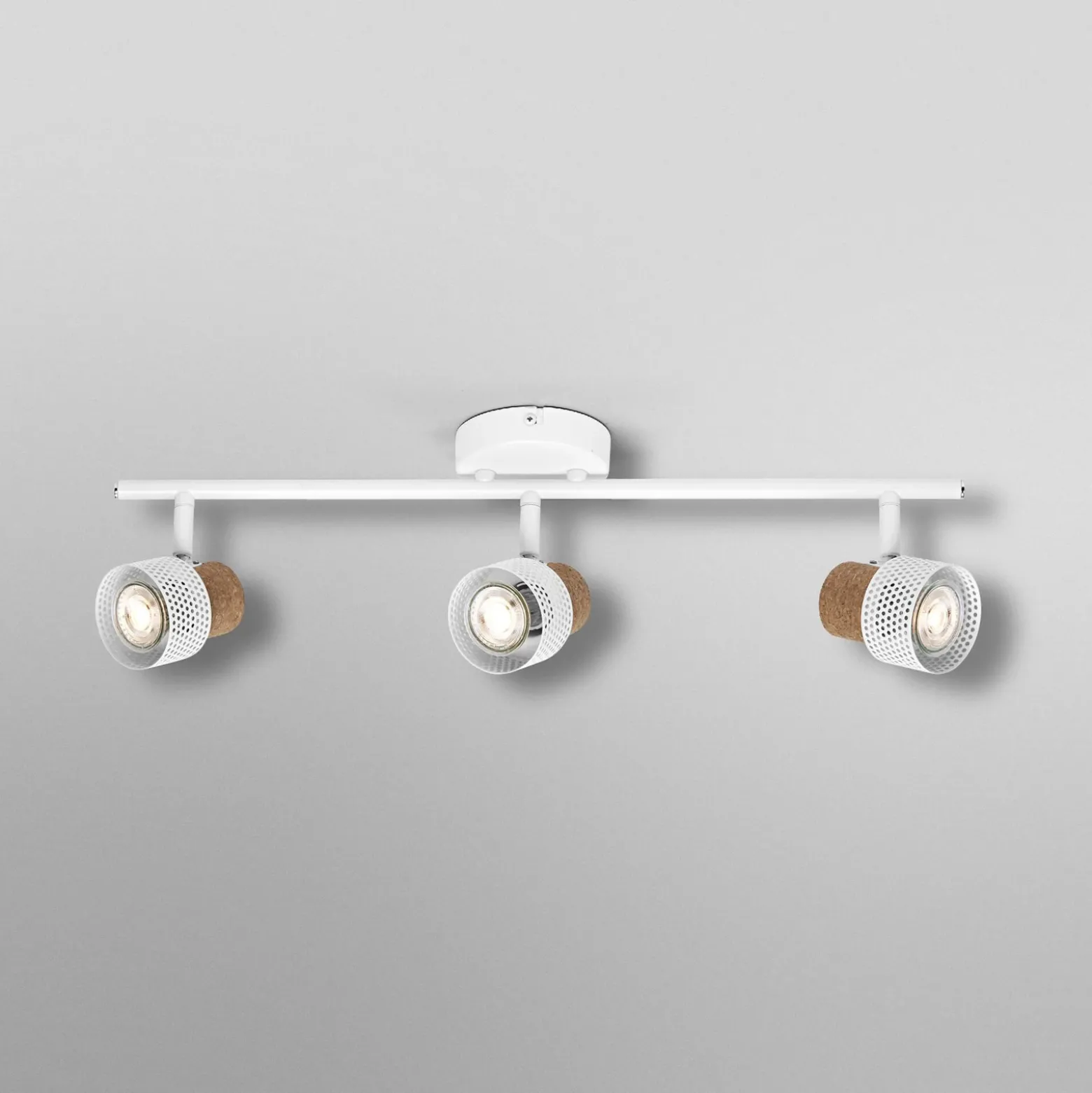 Downlight de techo OSRAM CORK, blanco, 3 luces, atenuable, GU10