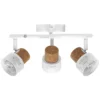Downlight de techo OSRAM CORK SPIRAL, blanco, 3 luces, atenuable, GU10