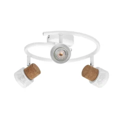 Downlight de techo OSRAM CORK SPIRAL, blanco, 3 luces, atenuable, GU10