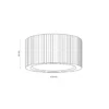 Downlight Eve, 4,5 cm de altura, GX53, madera