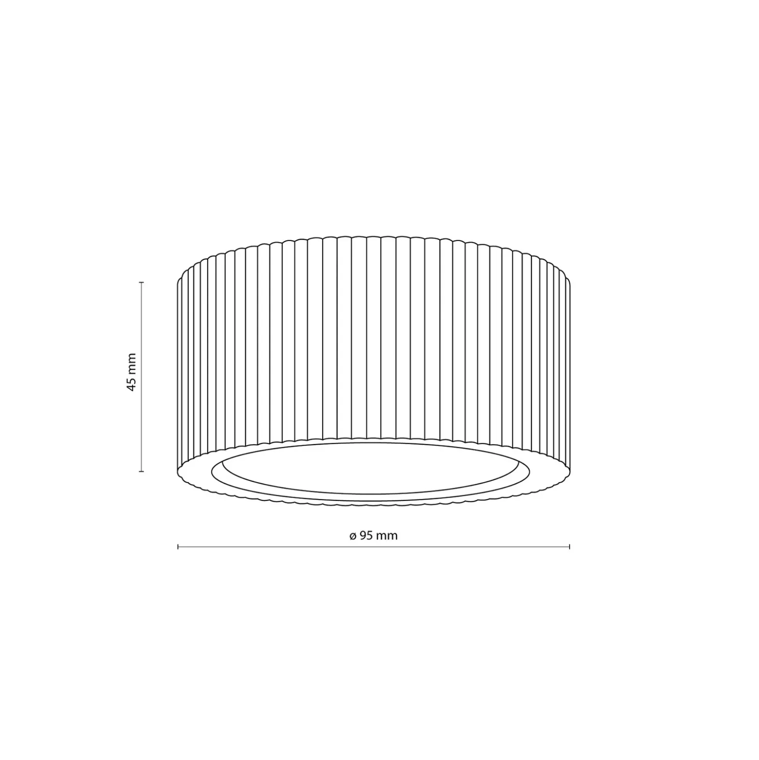 Downlight Eve, 4,5 cm de altura, GX53, madera
