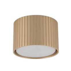 Downlight Ferro, beige, plástico, 6 cm de altura, GX53