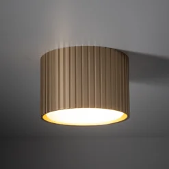 Downlight Ferro, beige, plástico, 6 cm de altura, GX53