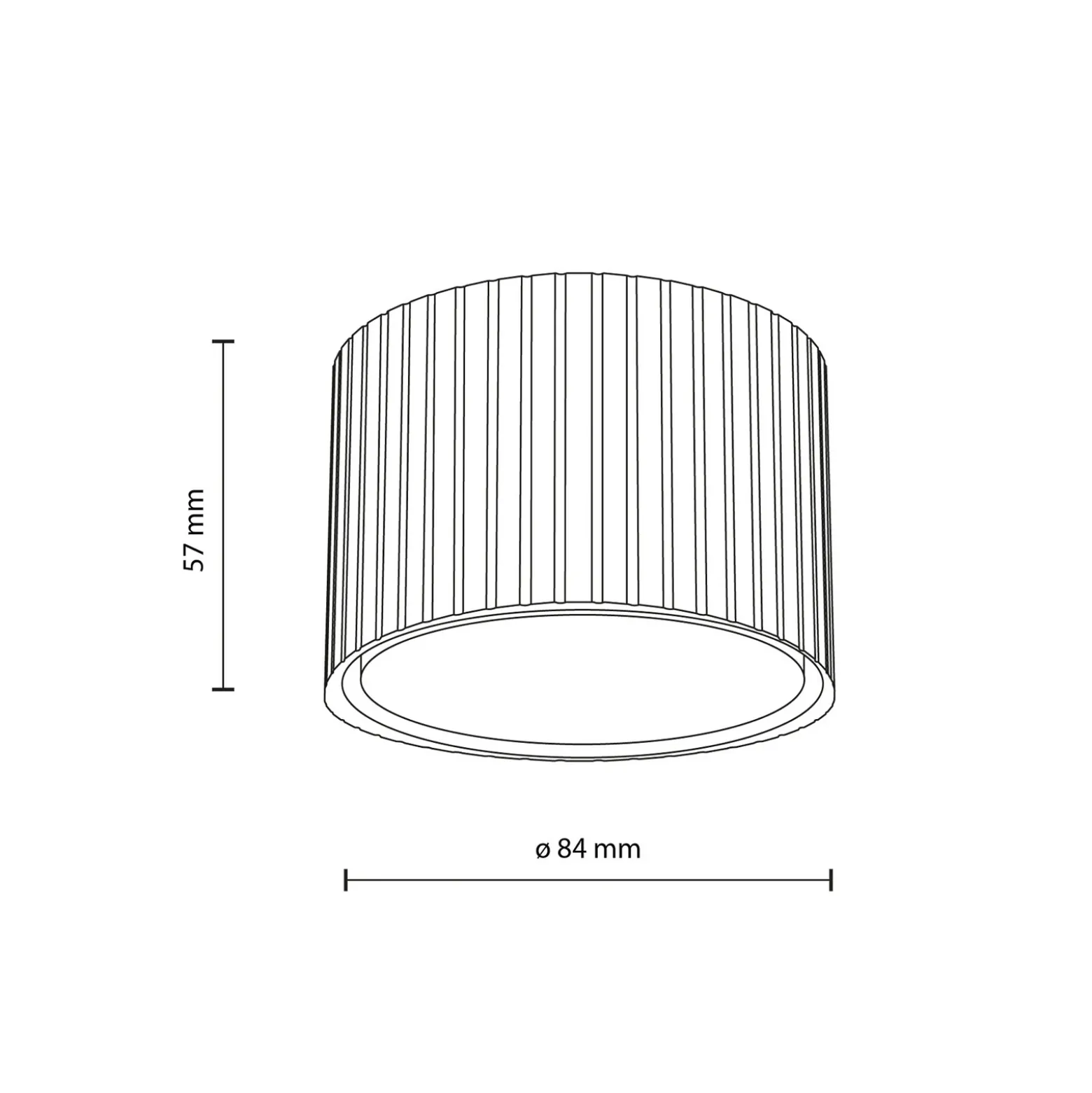 Downlight Ferro, negro, plástico, 6 cm de altura, GX53