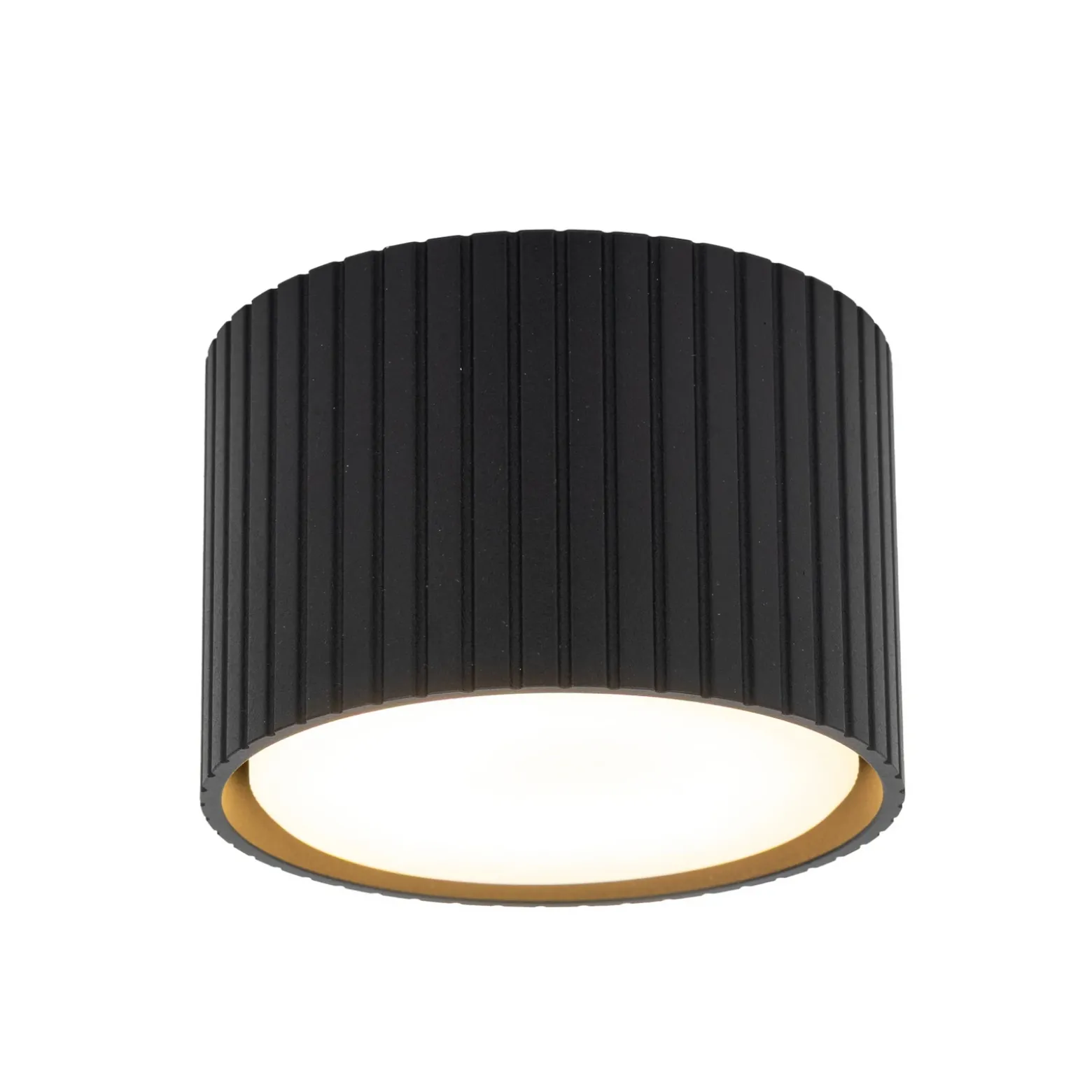 Downlight Ferro, negro, plástico, 6 cm de altura, GX53
