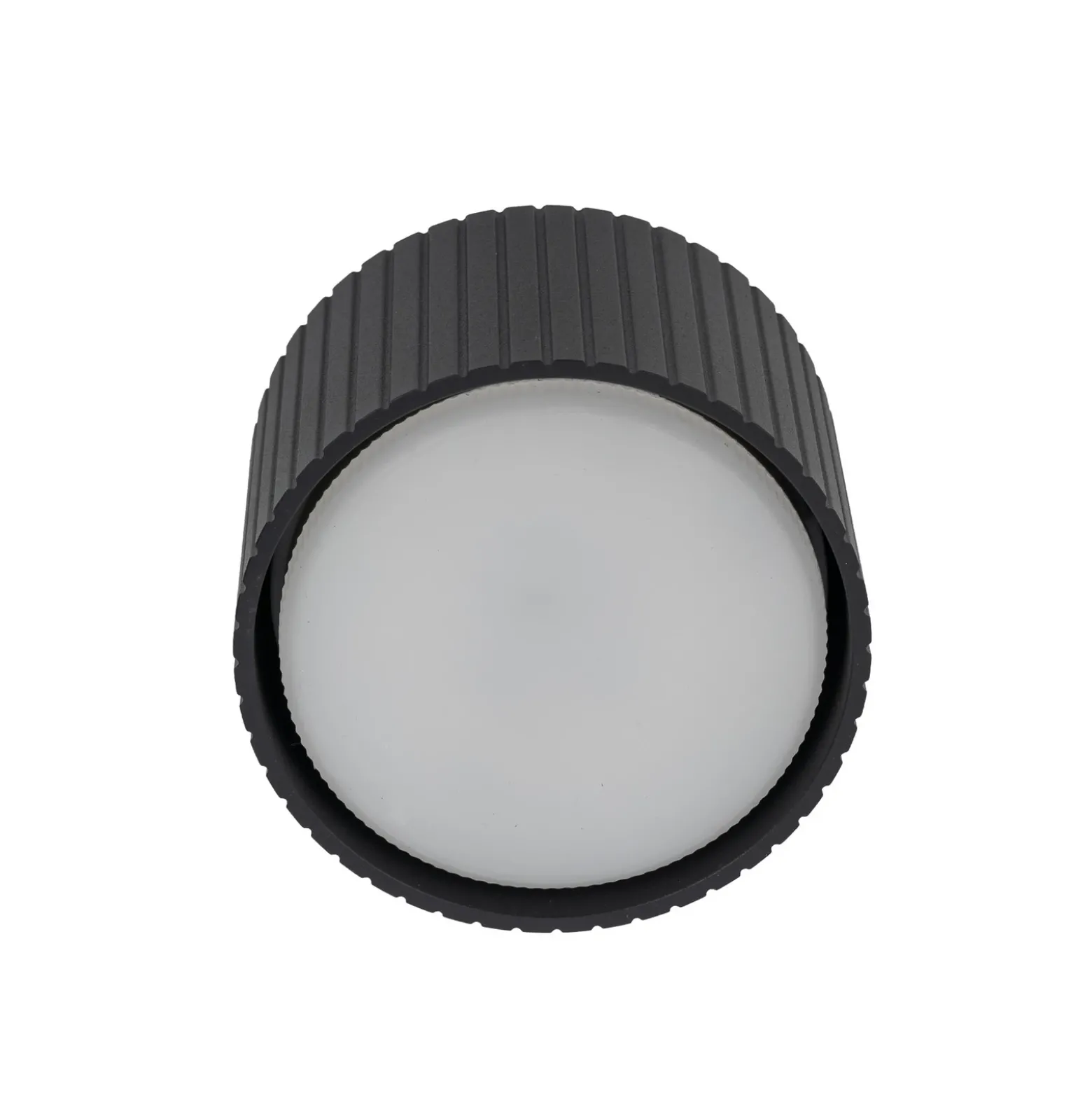 Downlight Ferro, negro, plástico, 6 cm de altura, GX53