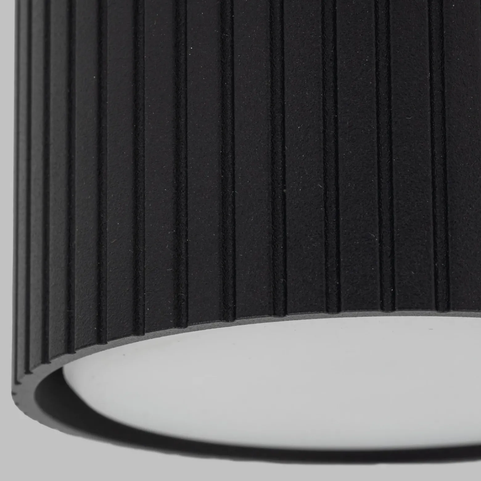 Downlight Ferro, negro, plástico, 6 cm de altura, GX53