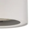 Downlight Flea de acero, blanco