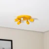 Downlight Fun, amarillo, Ø 30 cm, ajustable, GU10