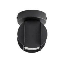 Downlight GAMBIT, negro, Ø 10 cm, metal, GU10-LED