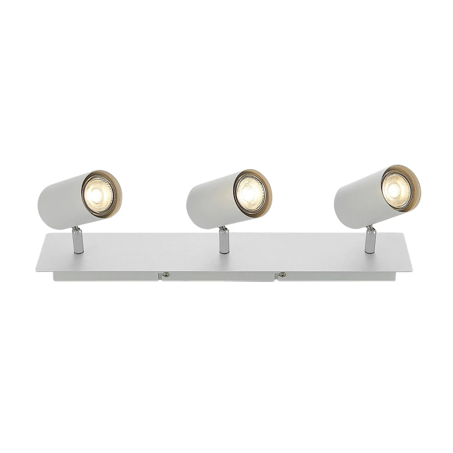 Downlight Joffrey de Lindby, 49 cm, blanco, 3 luces, GU10