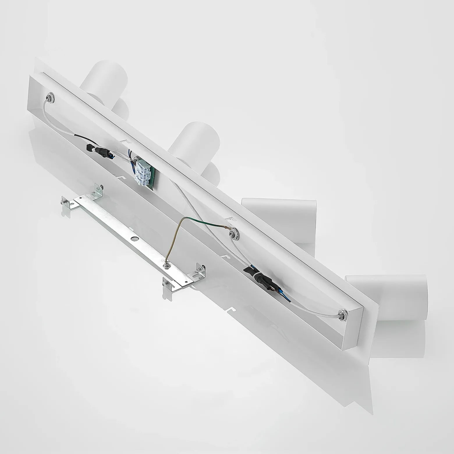 Downlight Joffrey de Lindby, 80 cm, blanco, 4 luces, GU10