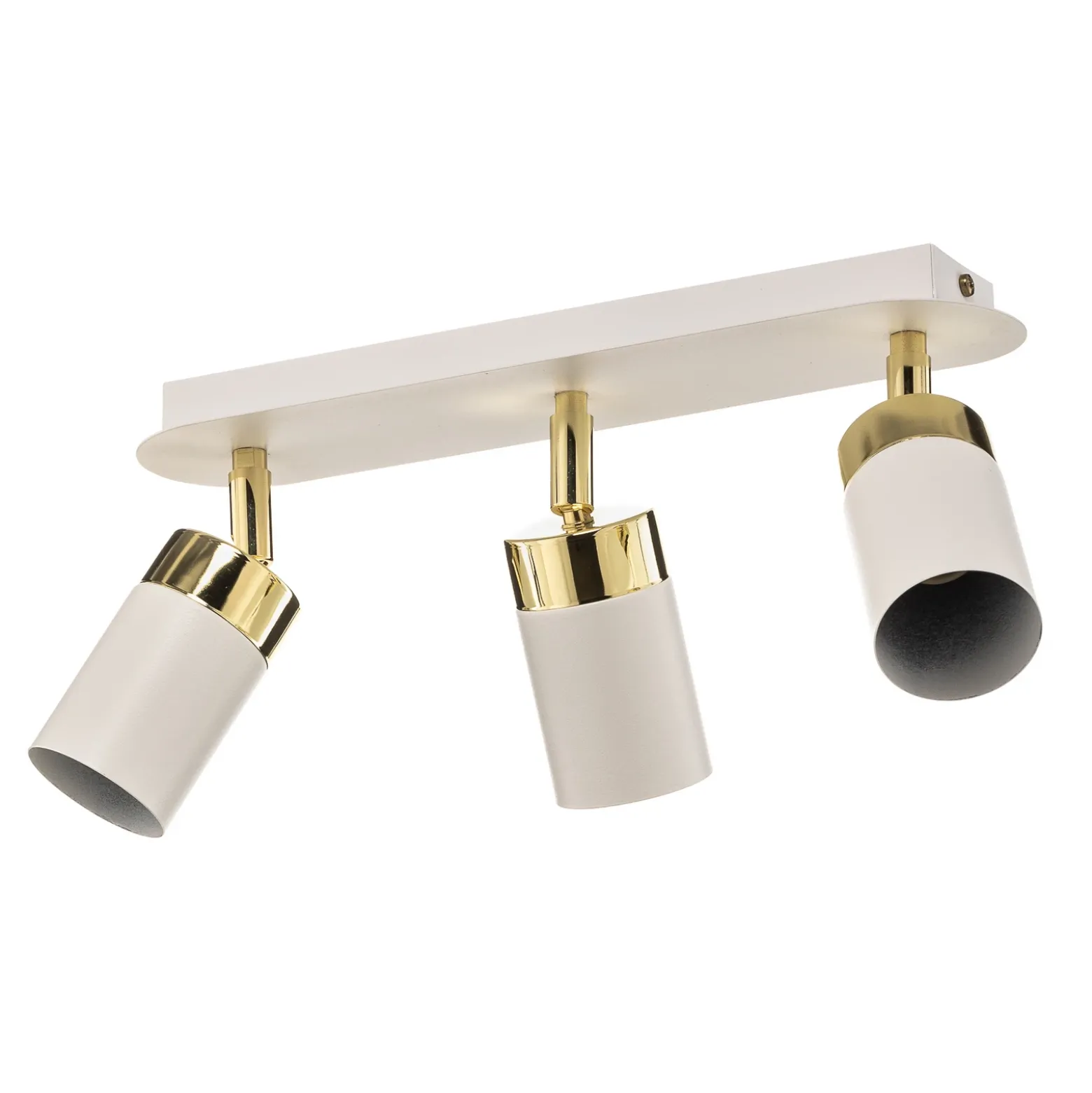 Downlight Joker, blanco/dorado, 3 luces