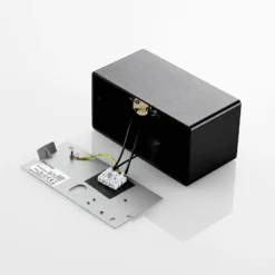 Downlight Kubika de Arcchio, 19 cm, negro, 2 luces, metal