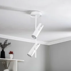 Downlight Leda 2, 2 luces, blanco