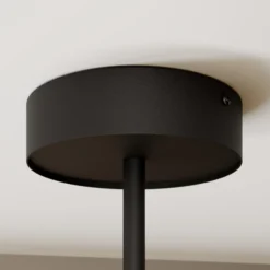 Downlight Leda 3, 3 luces, negro-dorado