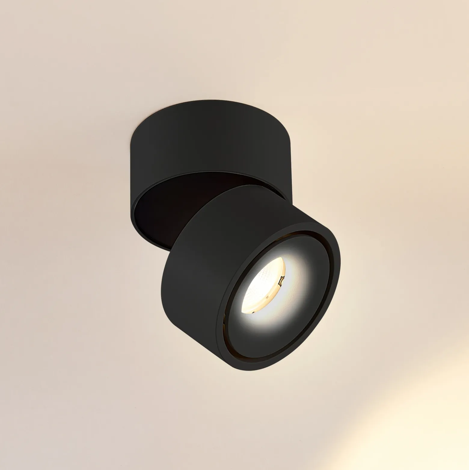 Downlight LED Arcchio Rotari, 620 lm, 1 luz, negro