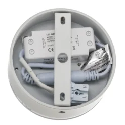 Downlight LED Aurora, blanco, Ø 9,5 cm, 3000 K