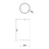 Downlight LED empotrable Lucea 15 W negro