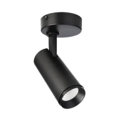 Downlight LED Lucea 6, negro, aluminio, 2700 K