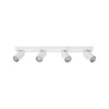 Downlight LED OCTAGON de OSRAM, blanco, 4 luces, GU10-LED 927 atenuable