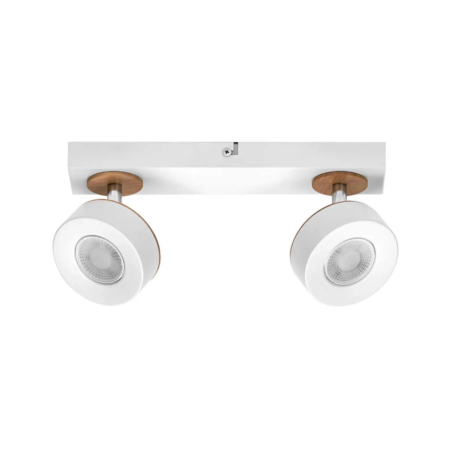 Downlight LED PLUTO de OSRAM, blanco, 2 focos metálicos, 3000 K