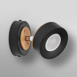 Downlight LED PLUTO de OSRAM, negro, 1 foco, 3000 K