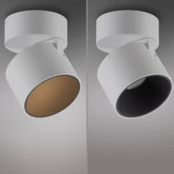 Downlight LED PURE Cup, blanco, Ø 9,5 cm, metal