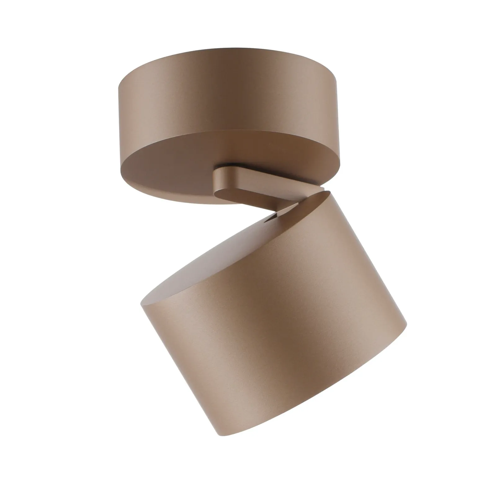 Downlight LED PURE Cup, color bronce, Ø 9,5 cm, metal