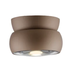 Downlight LED PURE Move, Ø 12 cm, color bronce, metal/vidrio