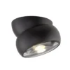 Downlight LED PURE Move, negro, Ø 12 cm, metal/vidrio